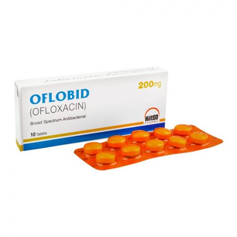 Hilton Pharma Oflobid Tablet, 200mg, 10-Pack