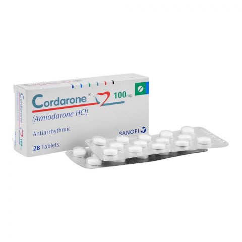 Sanofi-Aventis Cordarone Tablet, 100mg, 28-Pack