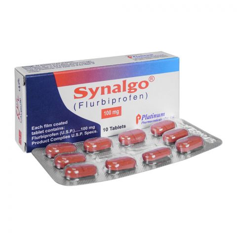 Platinum Pharmaceuticals Synalgo Tablet, 100mg, 10-Pack