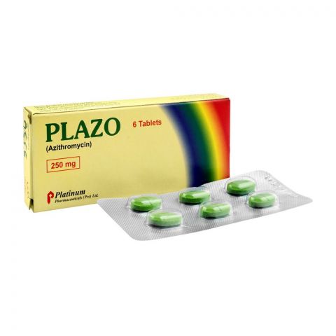 Platinum Pharmaceuticals Plazo Tablet, 250mg, 6-Pack