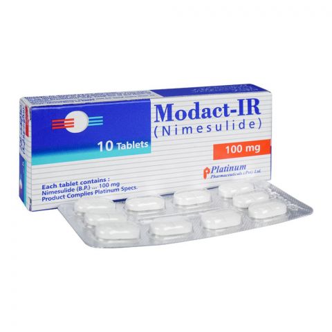 Platinum Pharmaceuticals Modact-IR Tablet, 100mg, 10-Pack