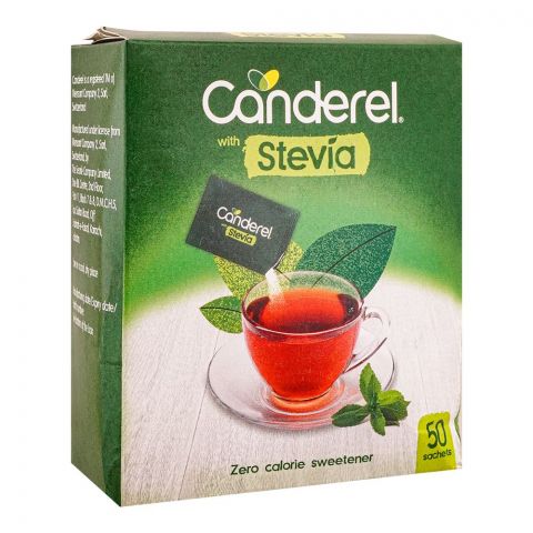 Canderel Stevia Sweetener Sachets, 50-Pack