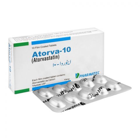 Pharmatec Atorva Tablet, 10mg, 10-Pack