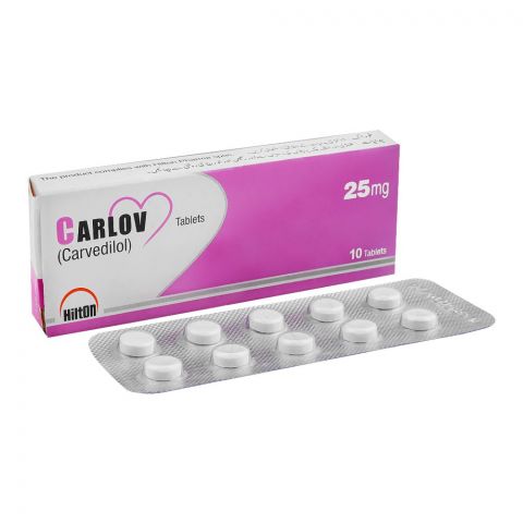 Hilton Pharma Carlov Tablet, 25mg, 10-Pack
