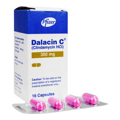 Pfizer Dalacin C, 300mg, 16 Capsules