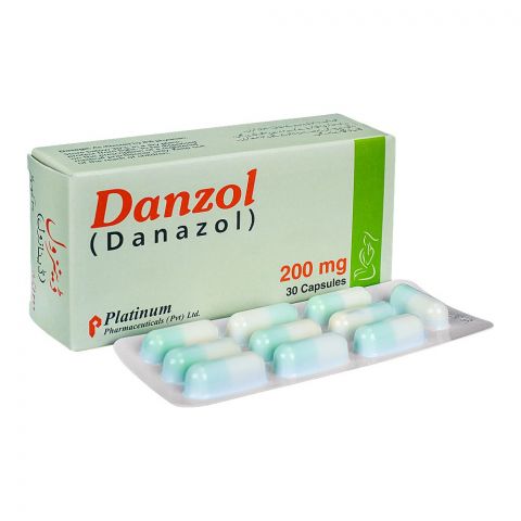 Platinum Pharmaceuticals Danzol Capsule, 200mg, 30-Pack