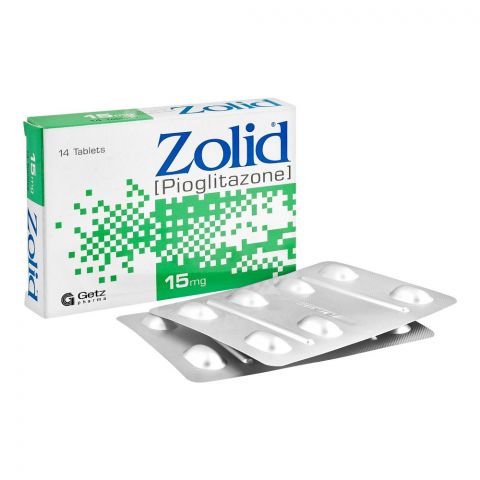 Getz Pharma Zolid Tablet, 15mg, 14-Pack