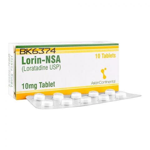 AsianContinental Lorin-NSA Tablet, 10mg, 10-Pack