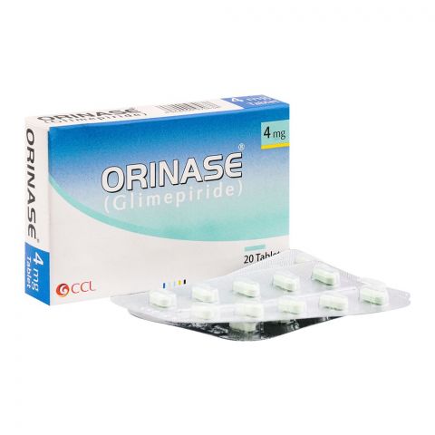 CCL Pharmaceuticals Orinase Tablet, 4mg, 20-Pack