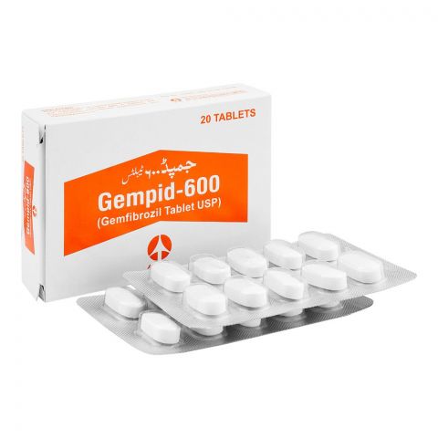 ATCO Laboratories Gempid Tablet, 600mg, 20-Pack