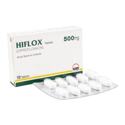 Hilton Pharma Hiflox Tablet, 500mg, 10-Pack