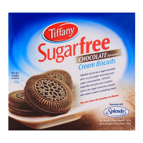 Tiffany Sugar Free Chocolate Biscuit 162gm