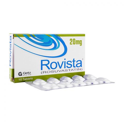 Getz Pharma Rovista Tablet, 20mg, 10-Pack