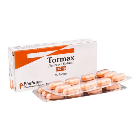 Platinum Pharmaceuticals Tormax Tablet, 550mg, 20-Pack