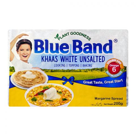 Blue Band Khaas White Margarine, Unsalted, 200g