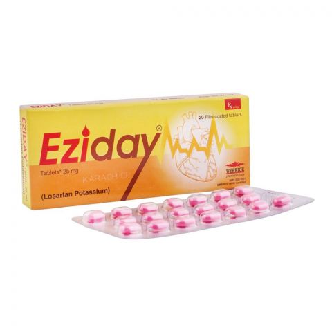 Werrick Pharmaceuticals Eziday Tablet, 25mg