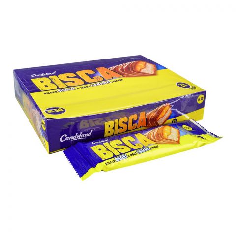 Candyland Bisca Biscuit With Chocolate & Caramel, 40gm