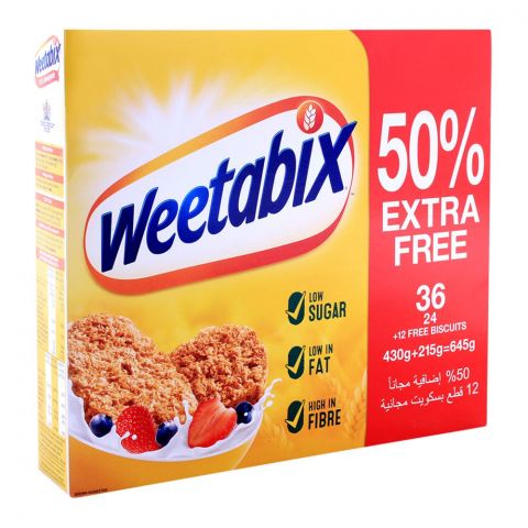 Weetabix Cereal Biscuits 645g 36-Pack