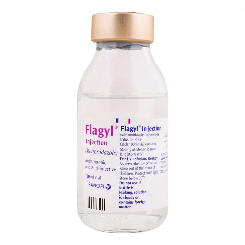 Sanofi-Aventis Flagyl Injection, 100ml Vial