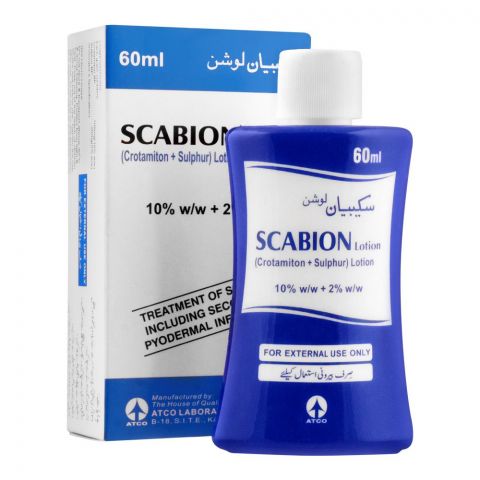 Atco Laboratories Scabion Lotion, For External Use Only, 60ml