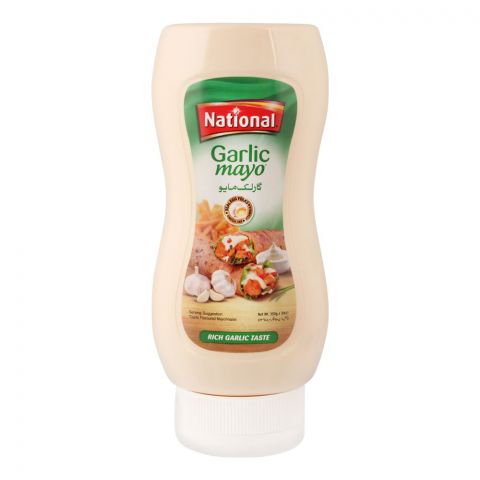 National Garlic Mayonnaise Squeezy, 350g