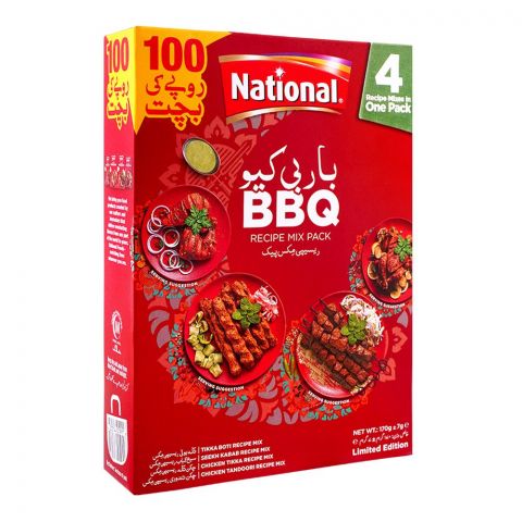 National BBQ Recipe Mix Pack, 4-Pack