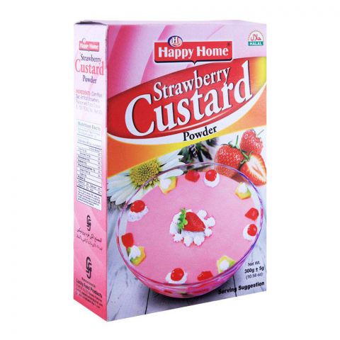 Happy Home Strawberry Custard Powder 300g