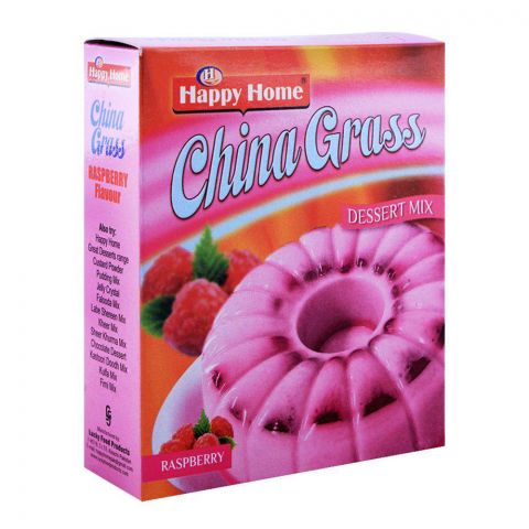 Happy Home China Grass Dessert Mix, Raspberry, 80g