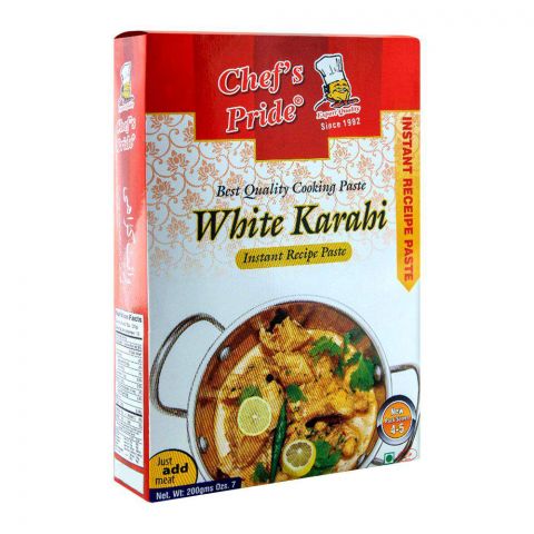 Chef's Pride White Karahi Instant Recipe Paste 200g
