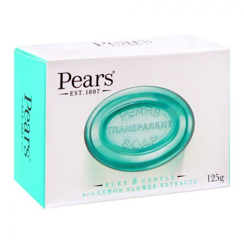 Pears Transparent Soap With Lemon Flower Extracts, 125g