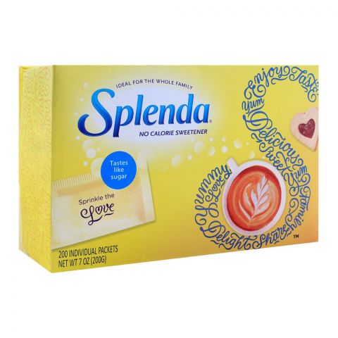 Splenda Sweetener Sachet, 200-Pack
