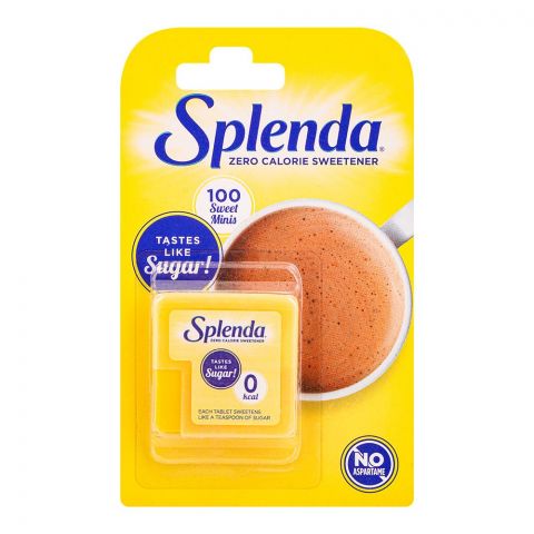 Splenda Zero Calorie Sweetener Tablets, 100-Pack