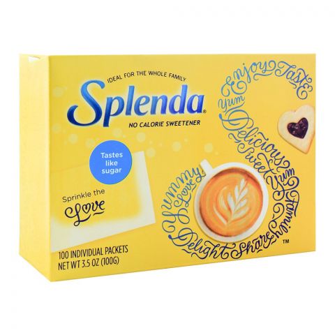 Splenda Sweetener Sachet, 100-Pack