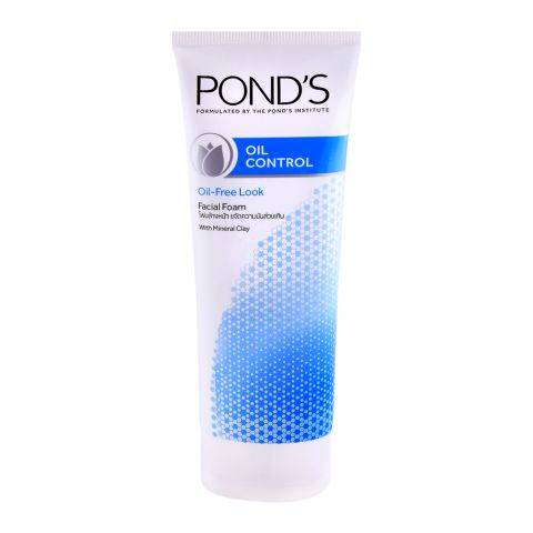 Pond's Oil Control Oil-Free Look Facial Foam, 100g