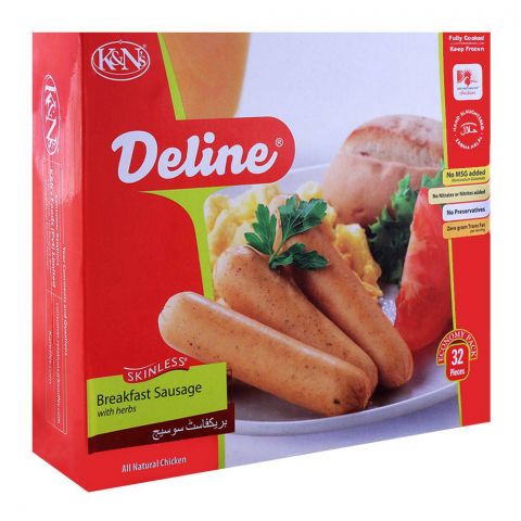 K&N's Deline Breakfast Sausages, Chicken, 32-Pack, 720g