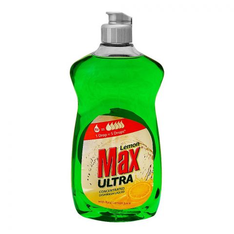 Max Ultra Dishwash Liquid Green, 500ml
