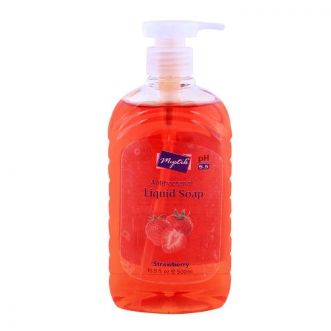 Mystik Anti-Bacterial Liquid Soap, Strawberry 500ml