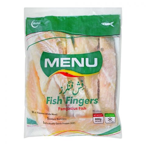 Menu Fish Fingers, Pangasius Fish, 800g
