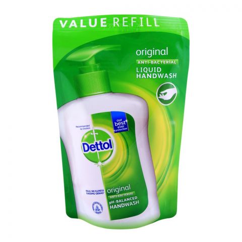 Dettol Original Anti-Bacterial Hand Wash 150ml Pouch Refill