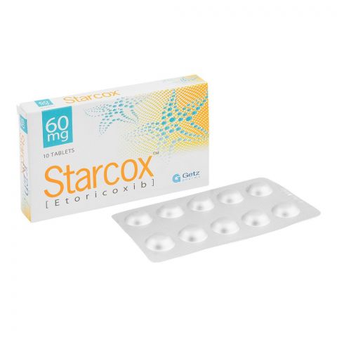 Getz Pharma Starcox Tablet, 60mg, 10-Pack