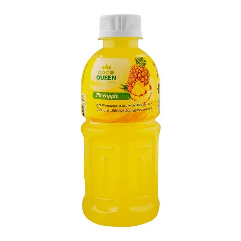 Coco Queen Nata De Coco Pineapple Juice, 320ml