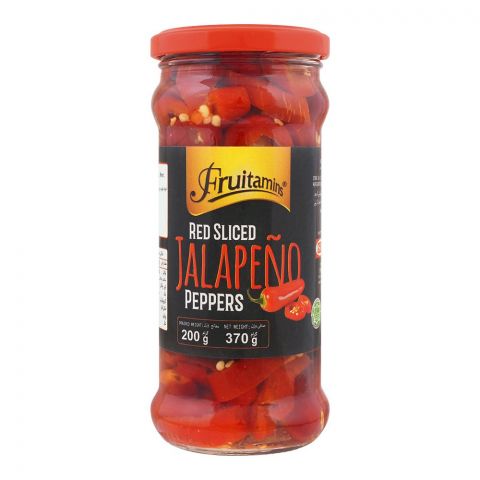 Fruitamins Red Sliced Jalapeno Peppers, 370g