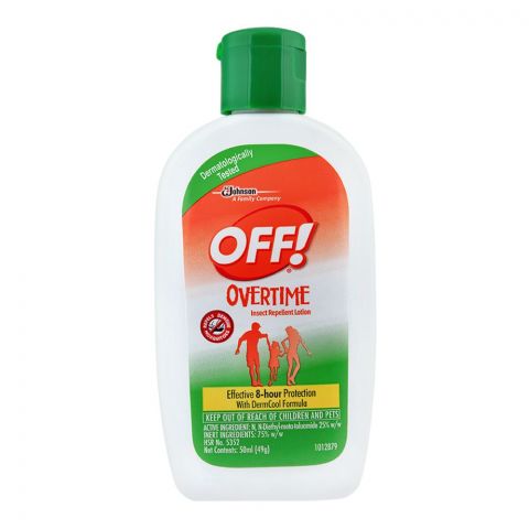 OFF! Over Time Insect Repellent Lotion, 50ml