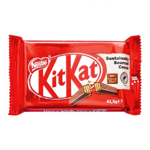 Kit Kat 4-Fingers Milk Chocolate Bar, United Kingdom, 41.5g