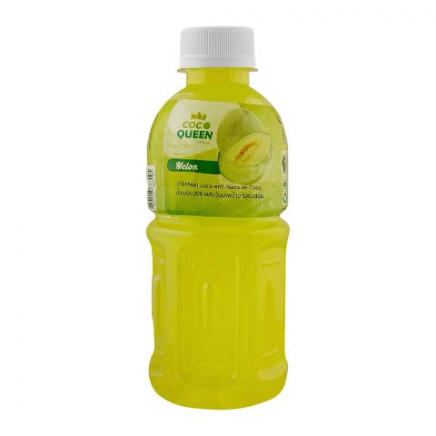 Coco Queen Nata De Coco Melon Juice, 320ml
