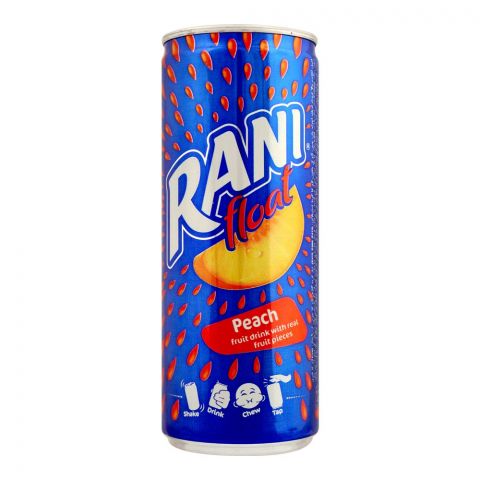 Rani Float Peach Drink, 240ml Can