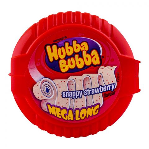 Wrigley's Hubba Bubba Snappy Strawberry Flavor Gum, 56g
