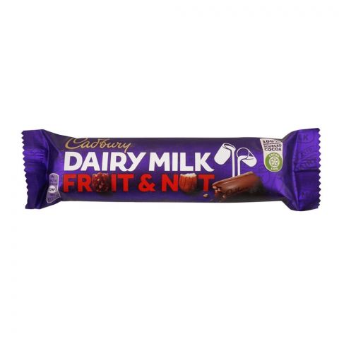 Cadbury Dairy Milk Fruit & Nut Chocolate, 49g