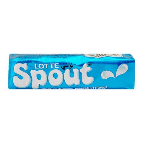 Lotte Spout Peppermint Gum, 23.8g