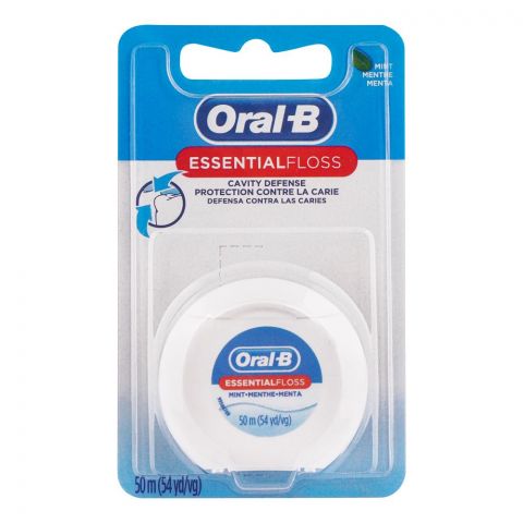 Oral-B Essential Floss Mint Waxed, 50m